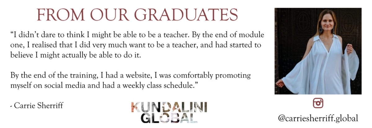 Kundalini Global Teacher Carrie Sherriff